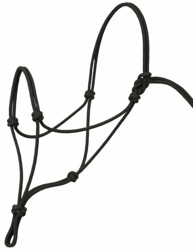 Rope halter headcollar natural - rope,