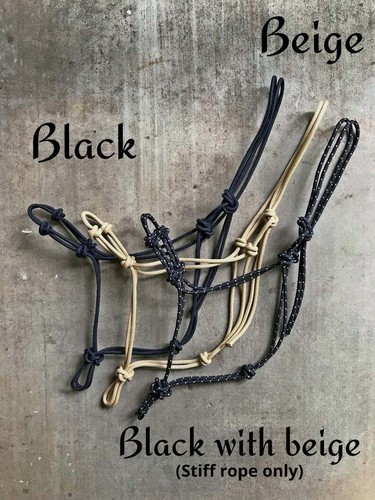 Rope halters same exact - rope,