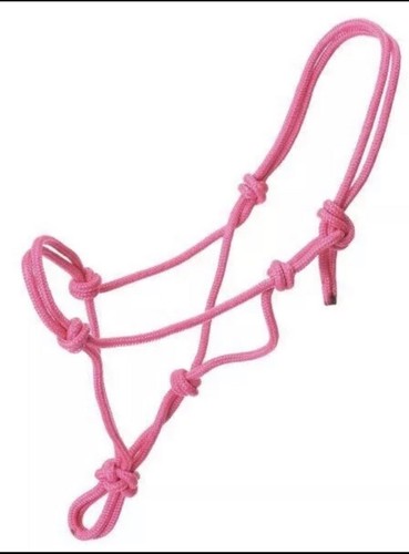 Rope halter headcollar natural - rope,