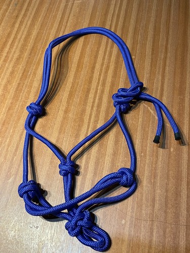 Rope halter headcollar natural - rope,