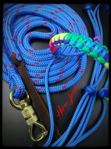 18ft lead rope halter natural - lead,,