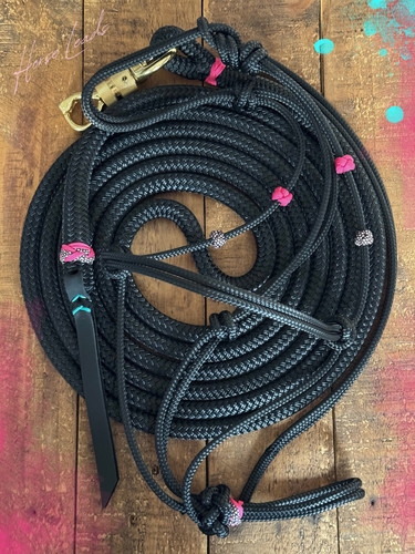 Rope halter and lead set - rope,